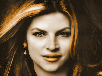 Kirstie Alley Witch Orange